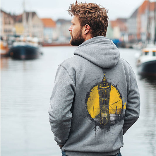 Zip-Hoodie "St.-Marien-Kirchturm-Wismar"