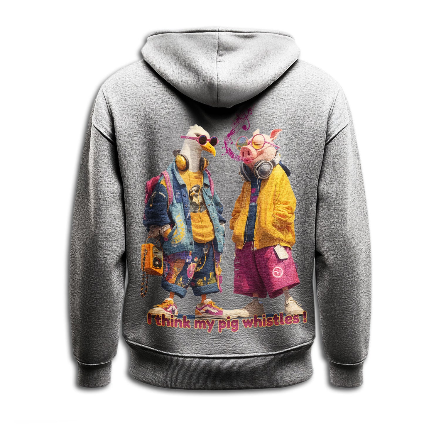 Hoodie "whistling Pig"
