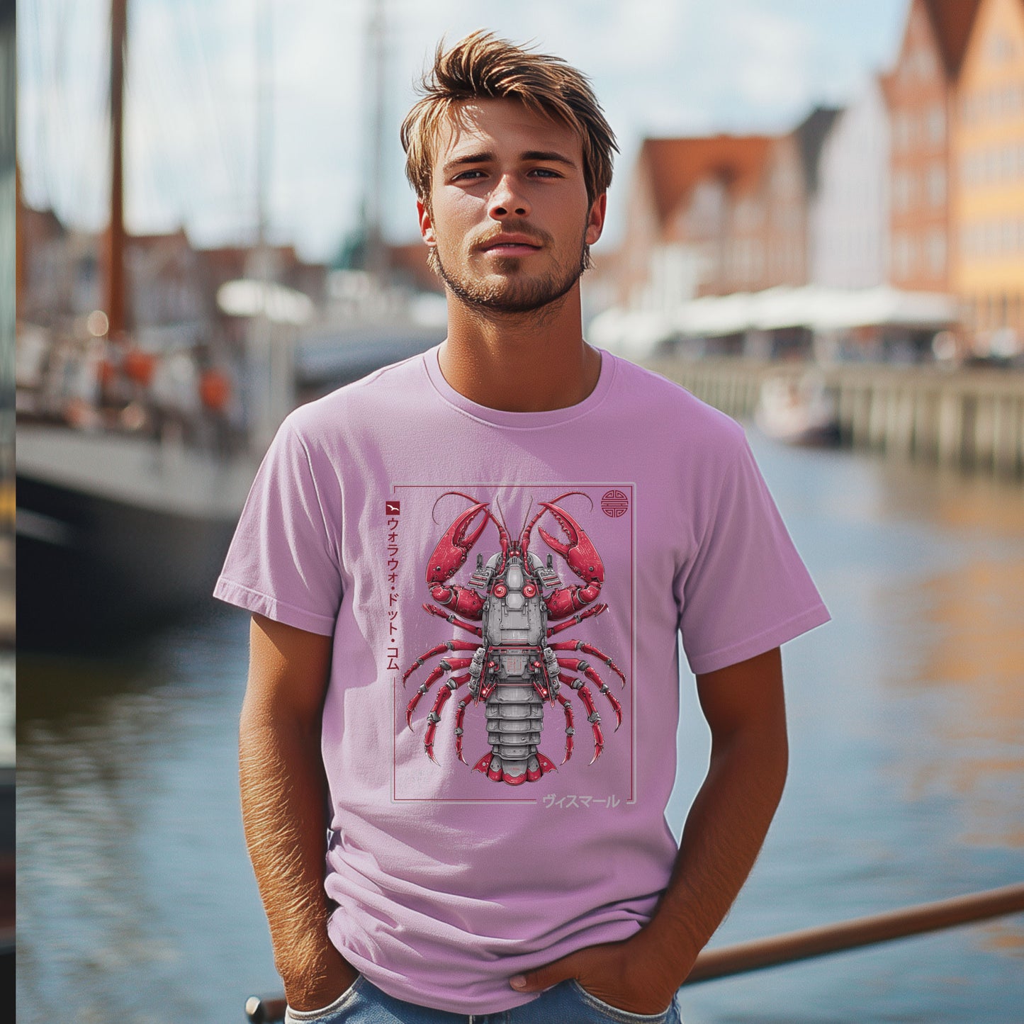 T-Shirt "Samurai Lobster"