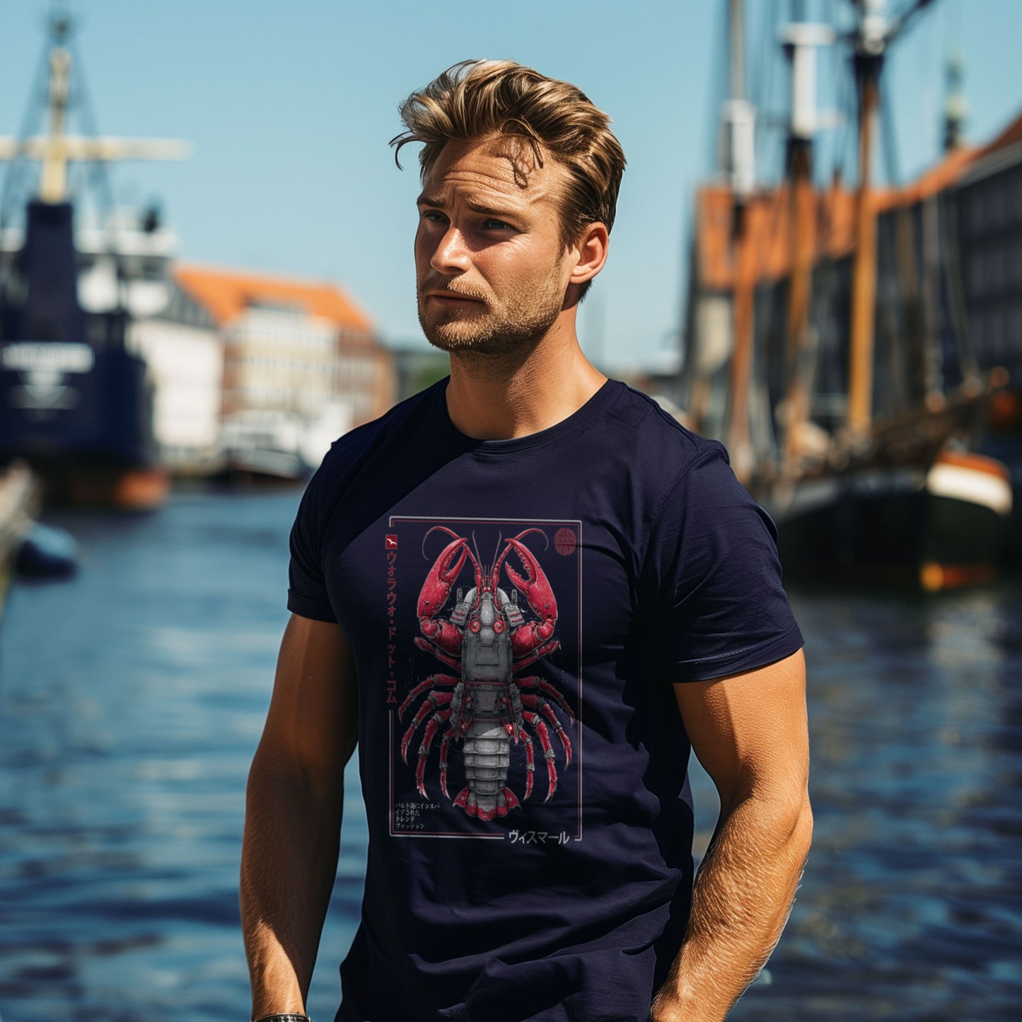 T-Shirt "Samurai Lobster"