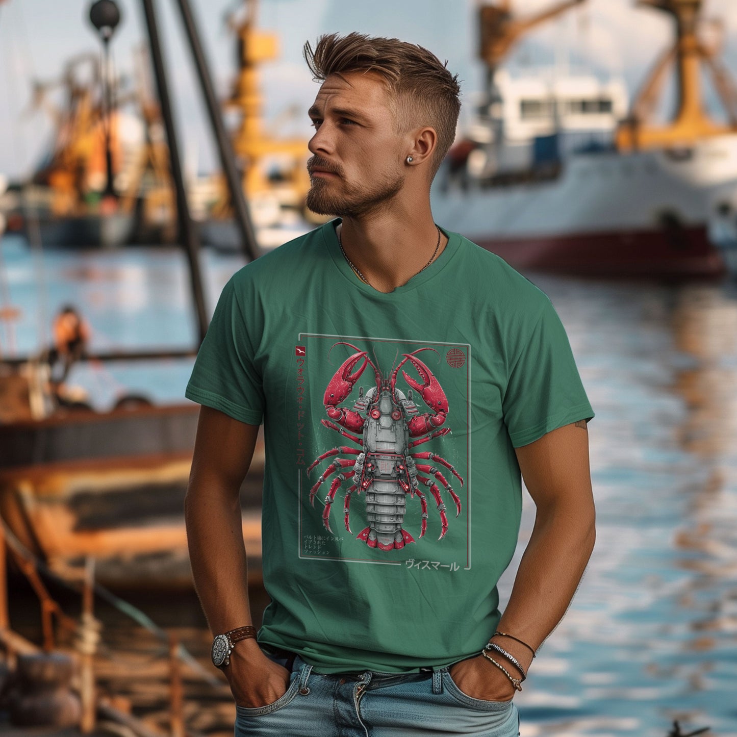 T-Shirt "Samurai Lobster"