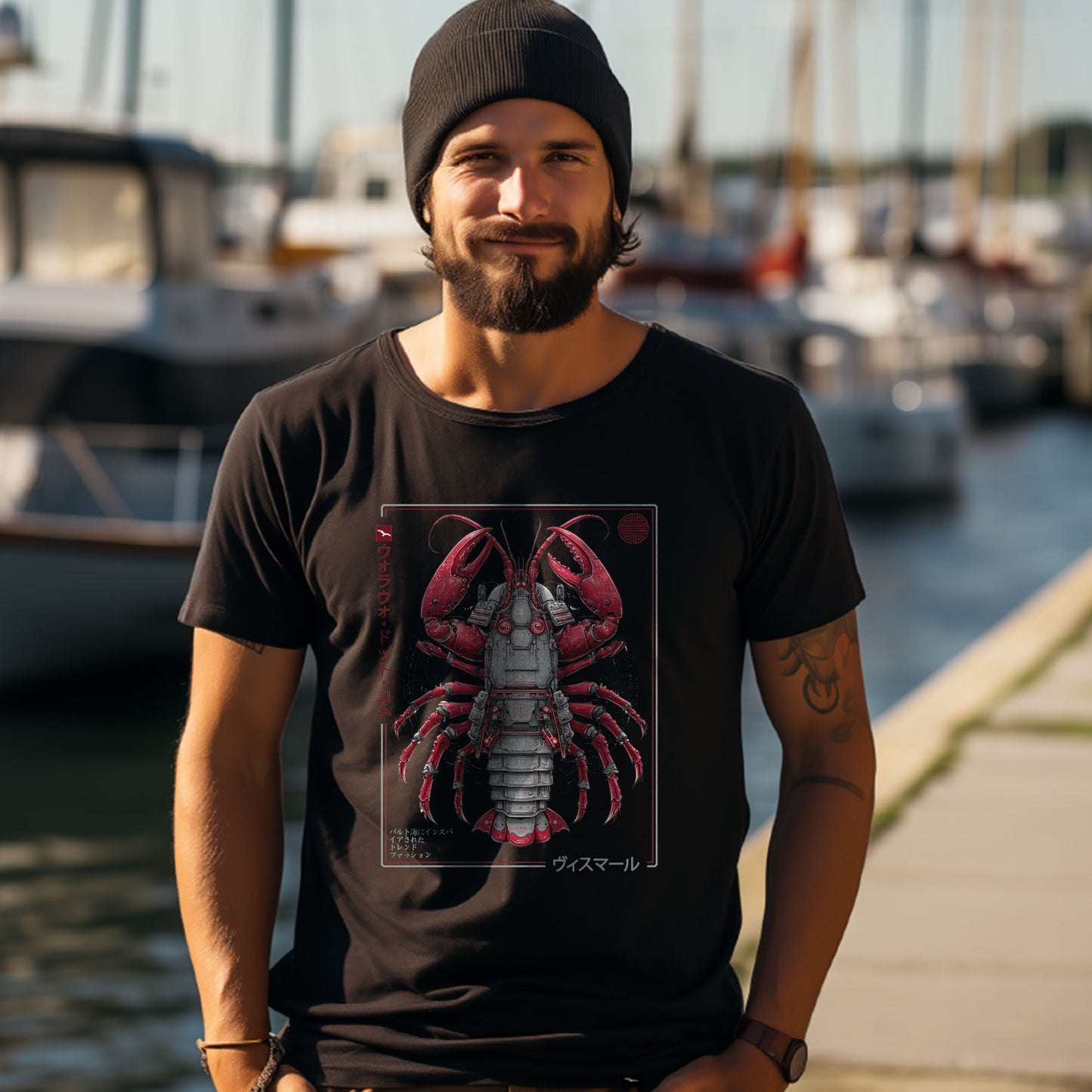 T-Shirt "Samurai Lobster"