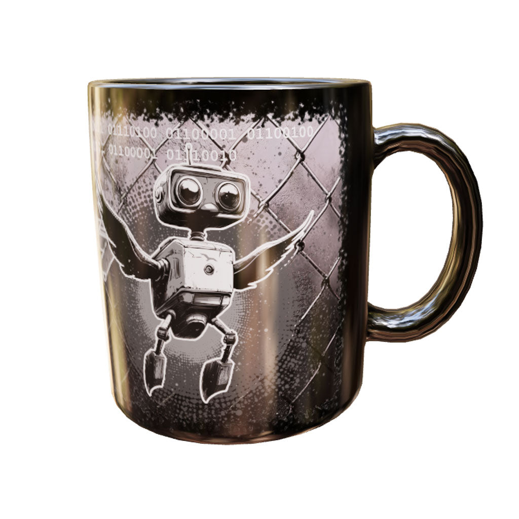 Tasse "Robo-gull" black