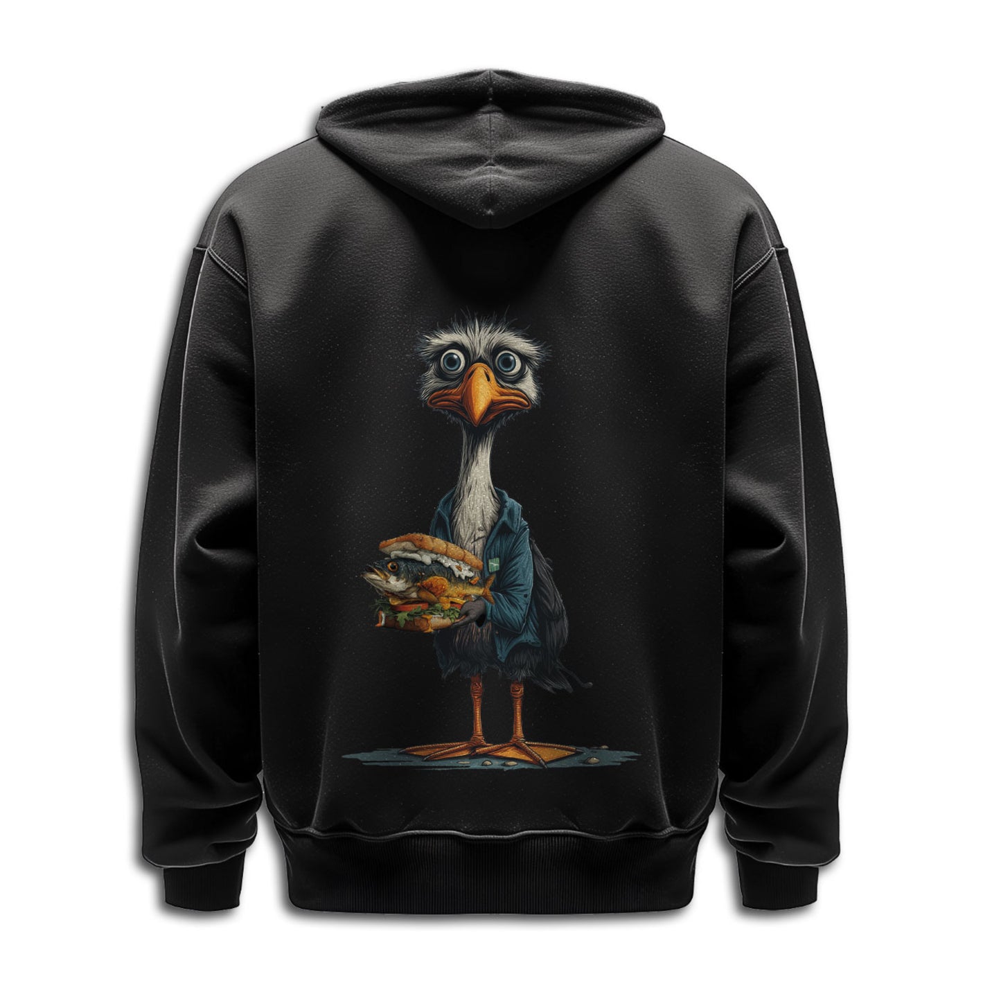 Zip-Hoodie "scared Gull"