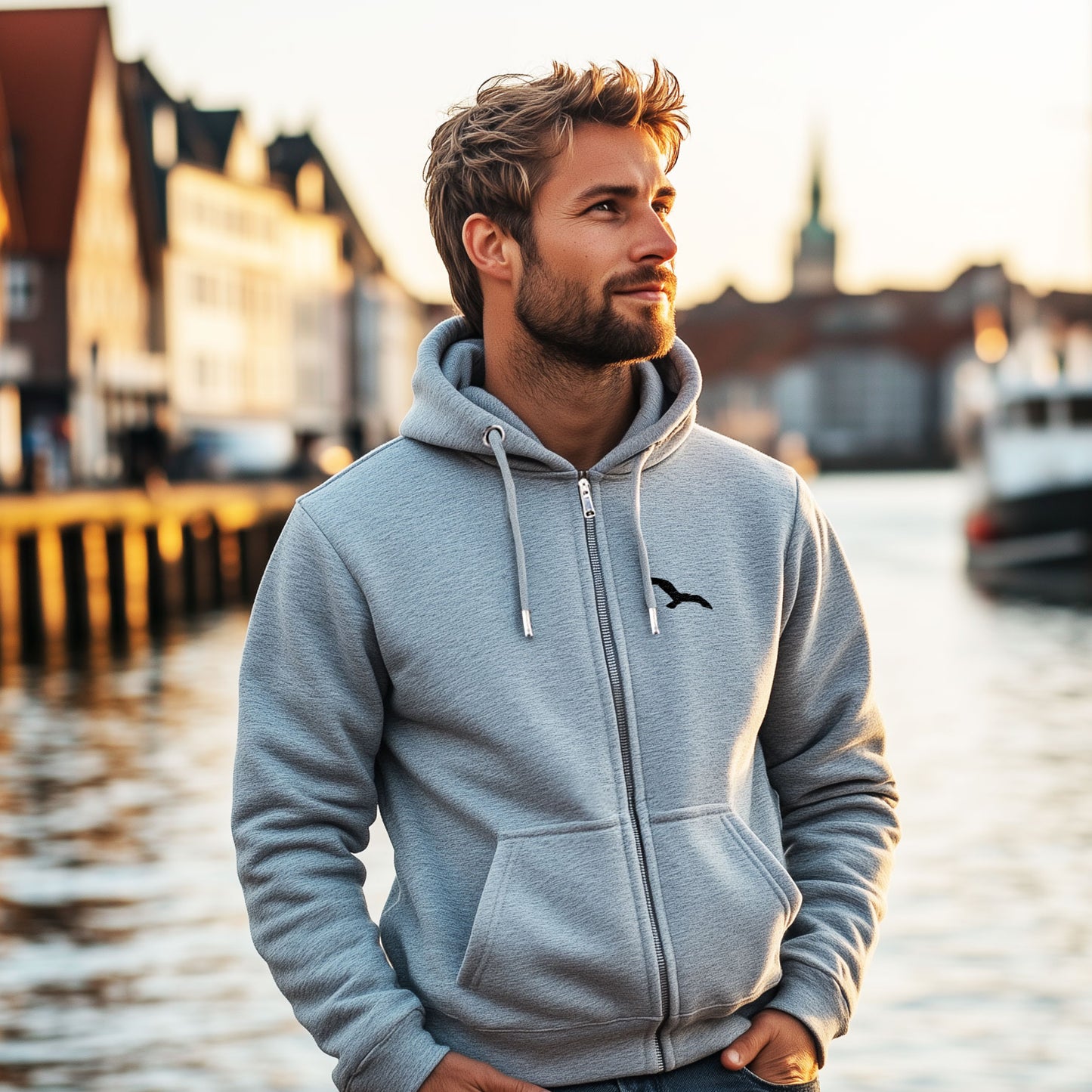 Zip-Hoodie "Seagull 1"