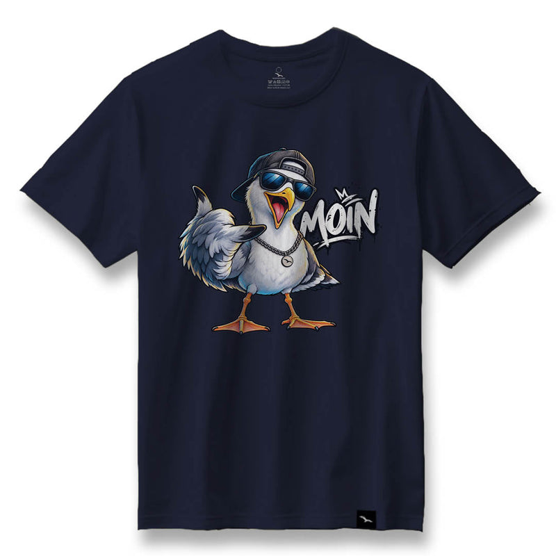 T-Shirt „Moin-Möwe“ – lustiges Möwen-Shirt