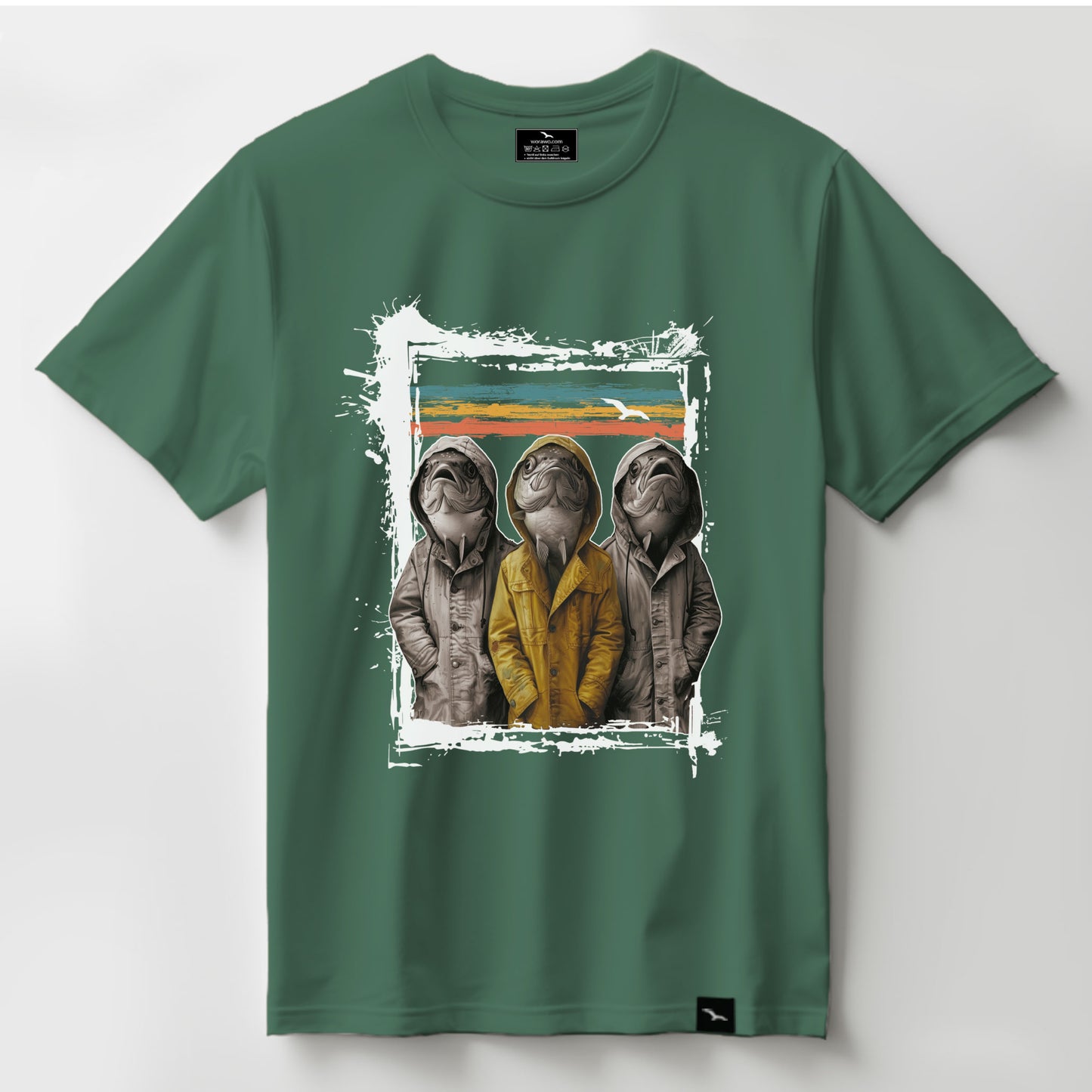 T-Shirt "Three Fishes 1"