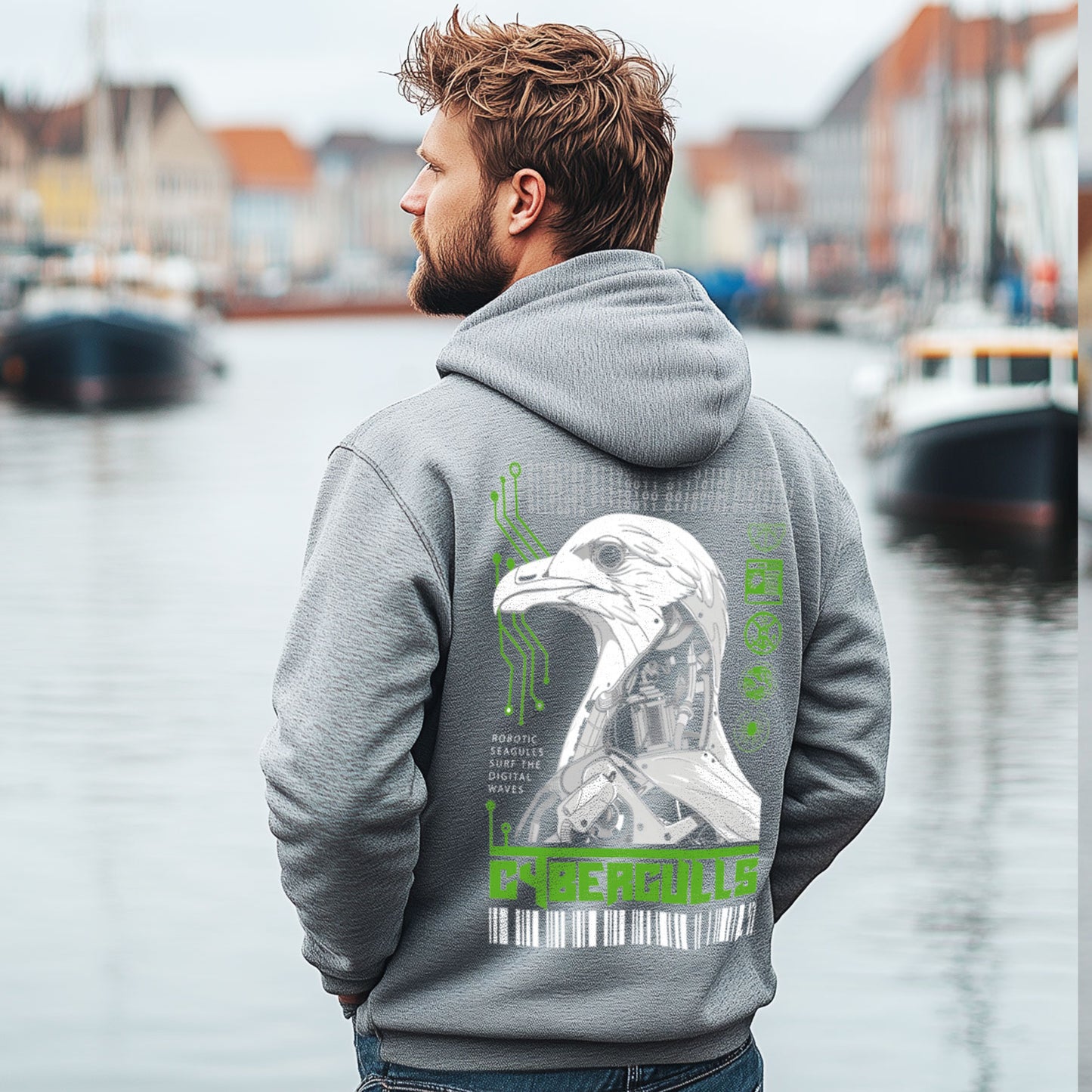 Zip-Hoodie "Cybergulls"