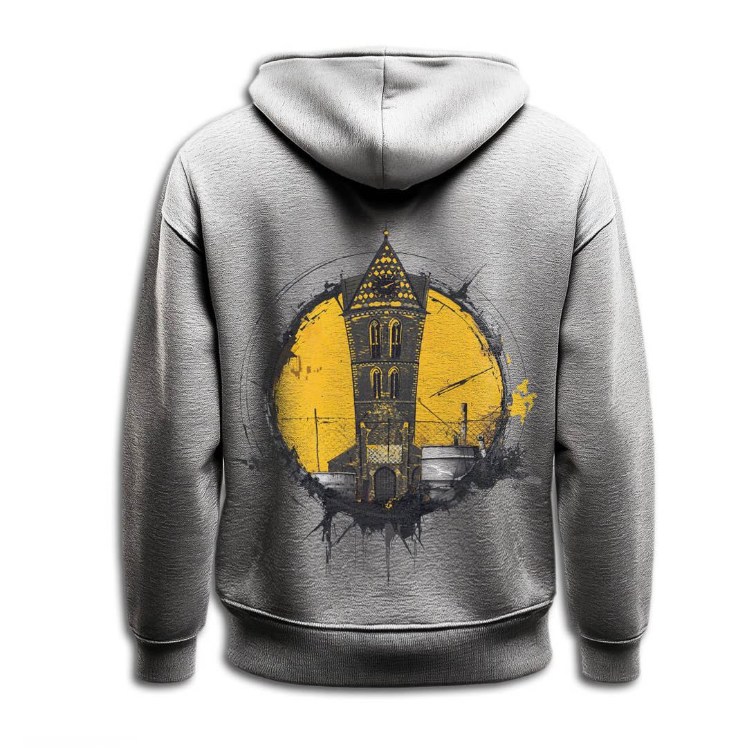 Zip-up hoodie "whistling Pig"
