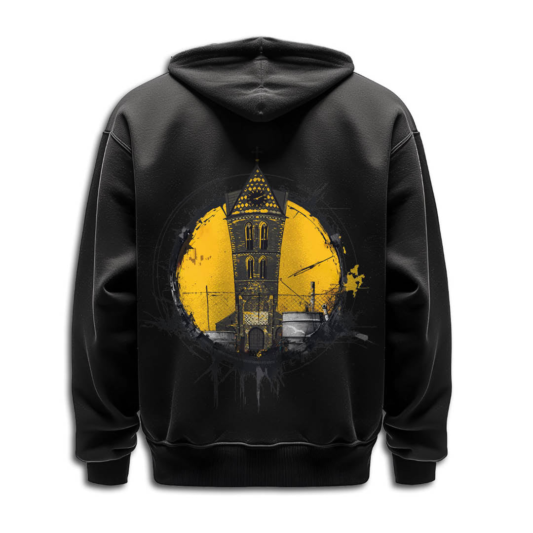 Zip-up hoodie "whistling Pig"
