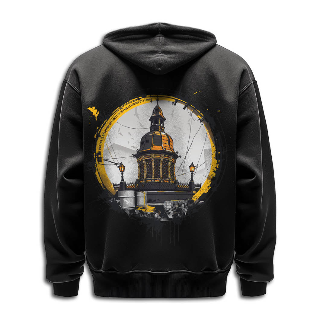 Zip-up hoodie "whistling Pig"