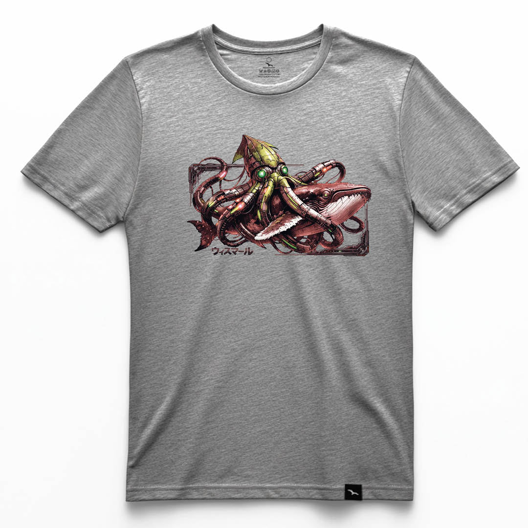 T-Shirt "Calamari attacks Whale"