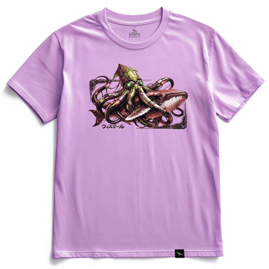 T-Shirt "Calamari attacks Whale"
