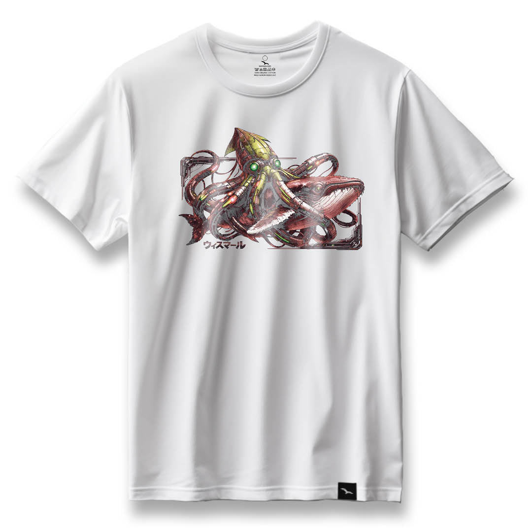 T-Shirt "Calamari attacks Whale"