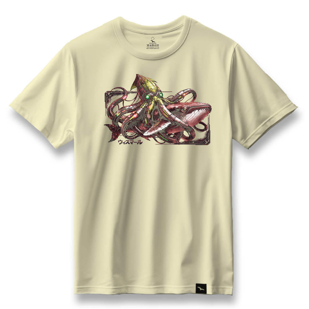 T-Shirt "Calamari attacks Whale"