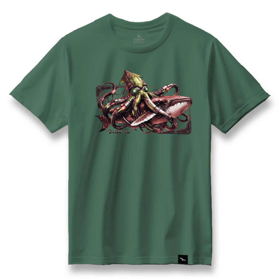 T-Shirt "Calamari attacks Whale"