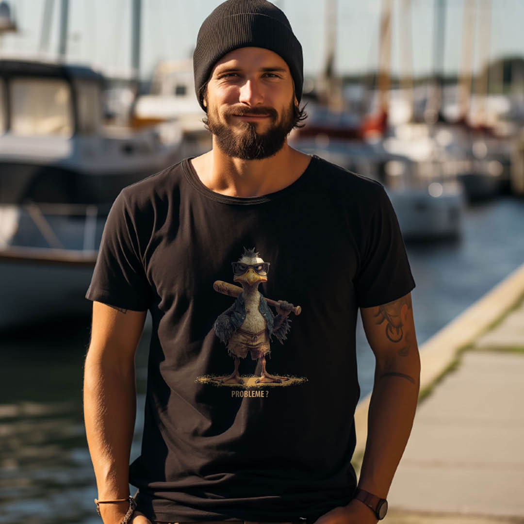 T-Shirt "Problem-Möwe"