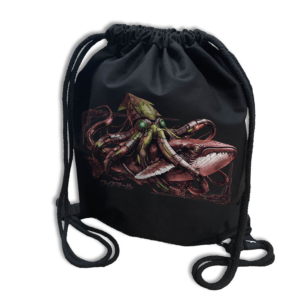 Rucksack "Calamari attacks Whale"