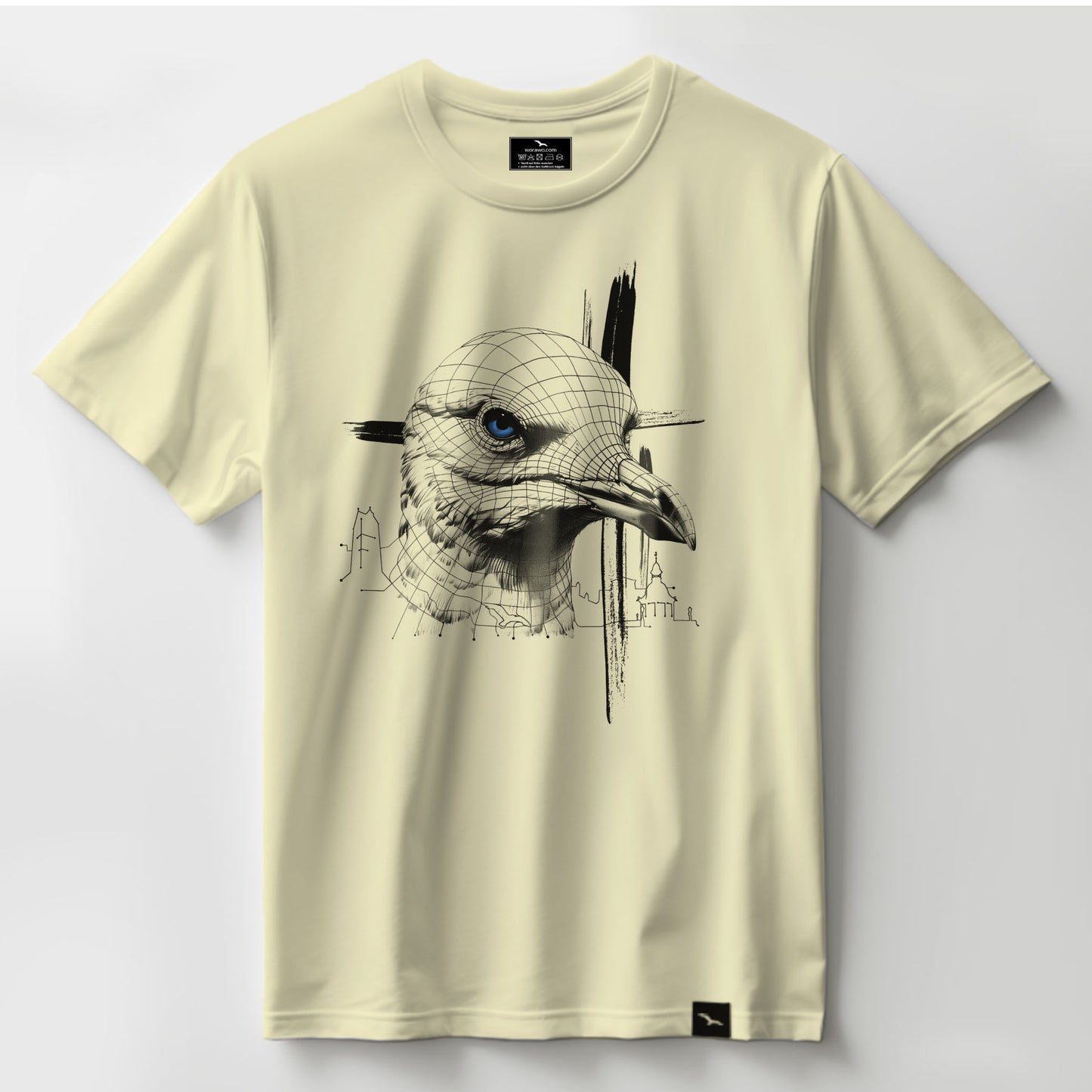 T-Shirt "Seagull-grid"