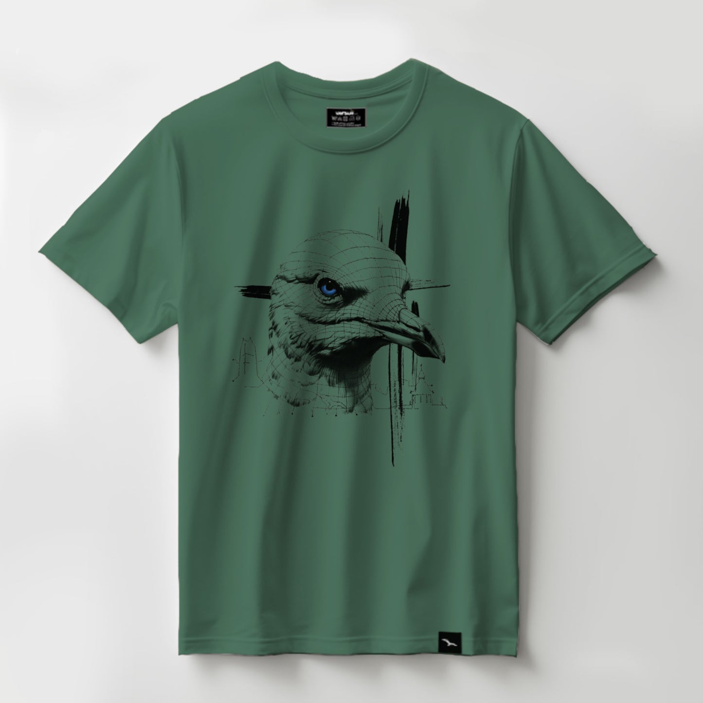 T-Shirt "Seagull-grid"