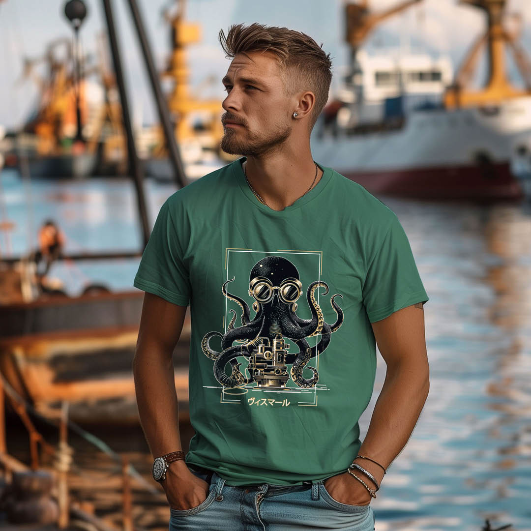 T-Shirt "Steam-Octo"