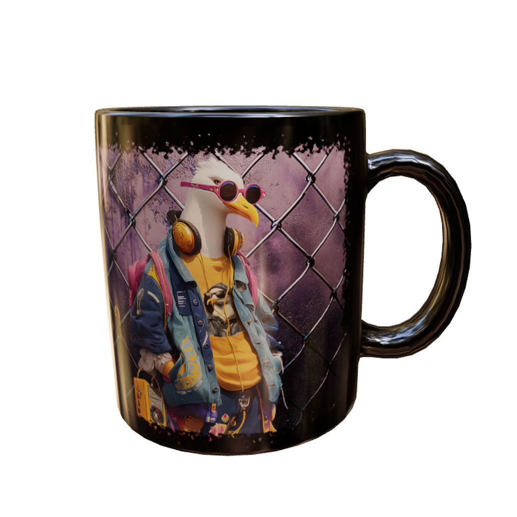 Tasse "whistling Pig" black