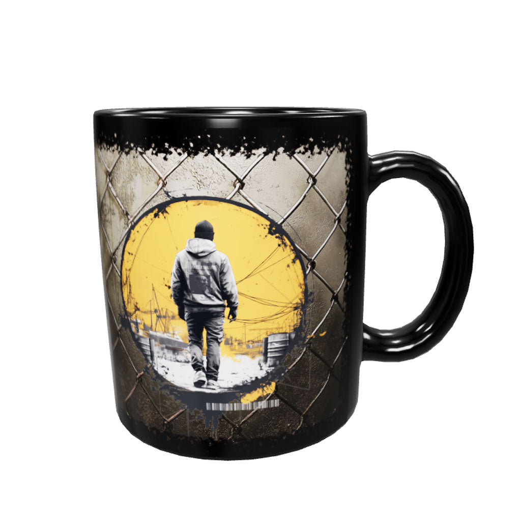 "Highfish" mug, black