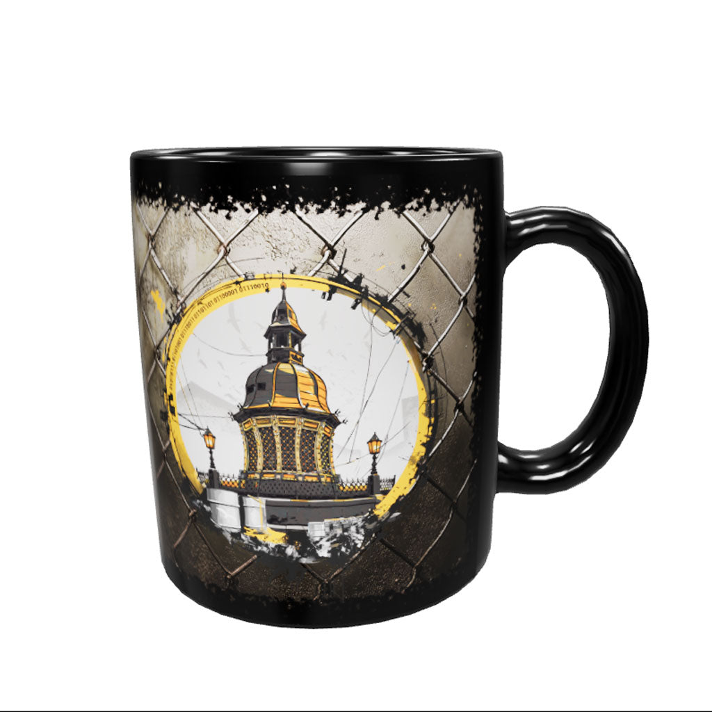 "Highfish" mug, black