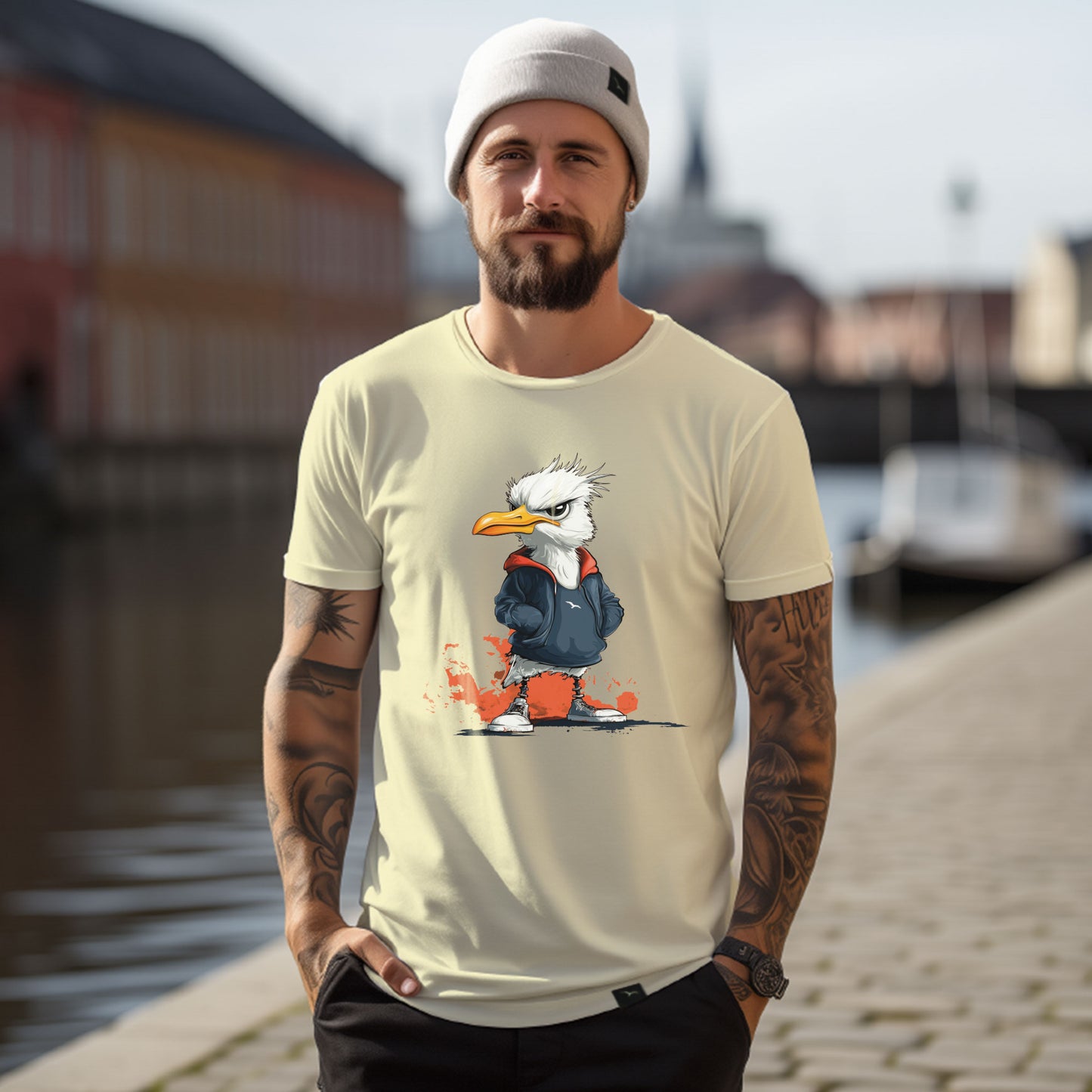 T-Shirt "Angry-Gull"