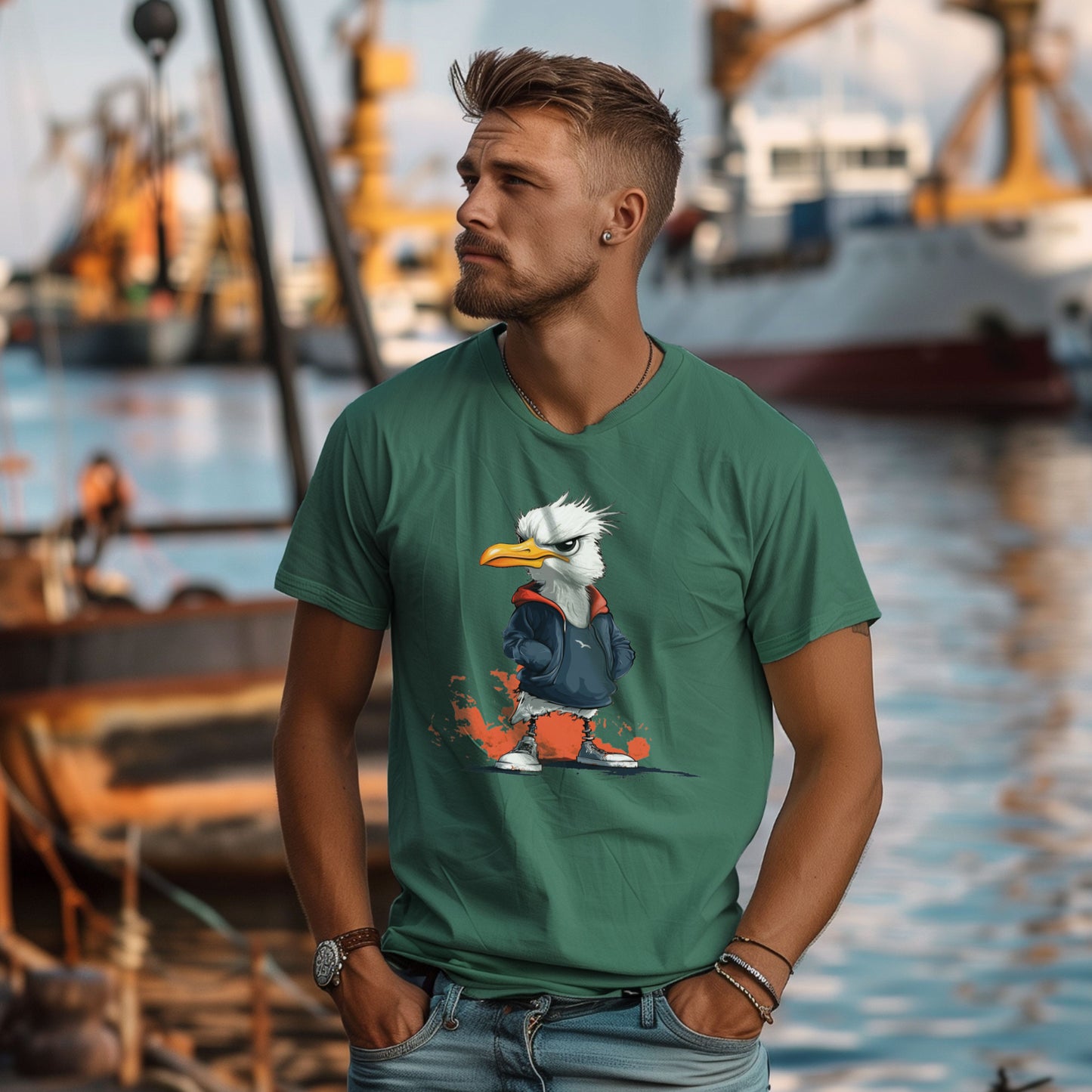 T-Shirt "Angry-Gull"