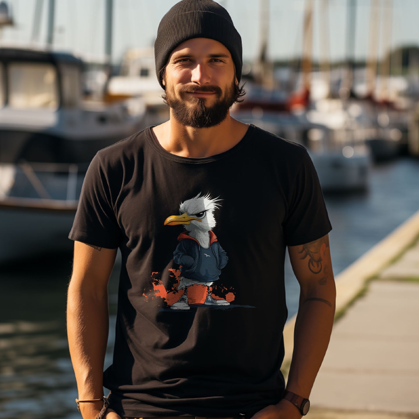 T-Shirt "Angry-Gull"