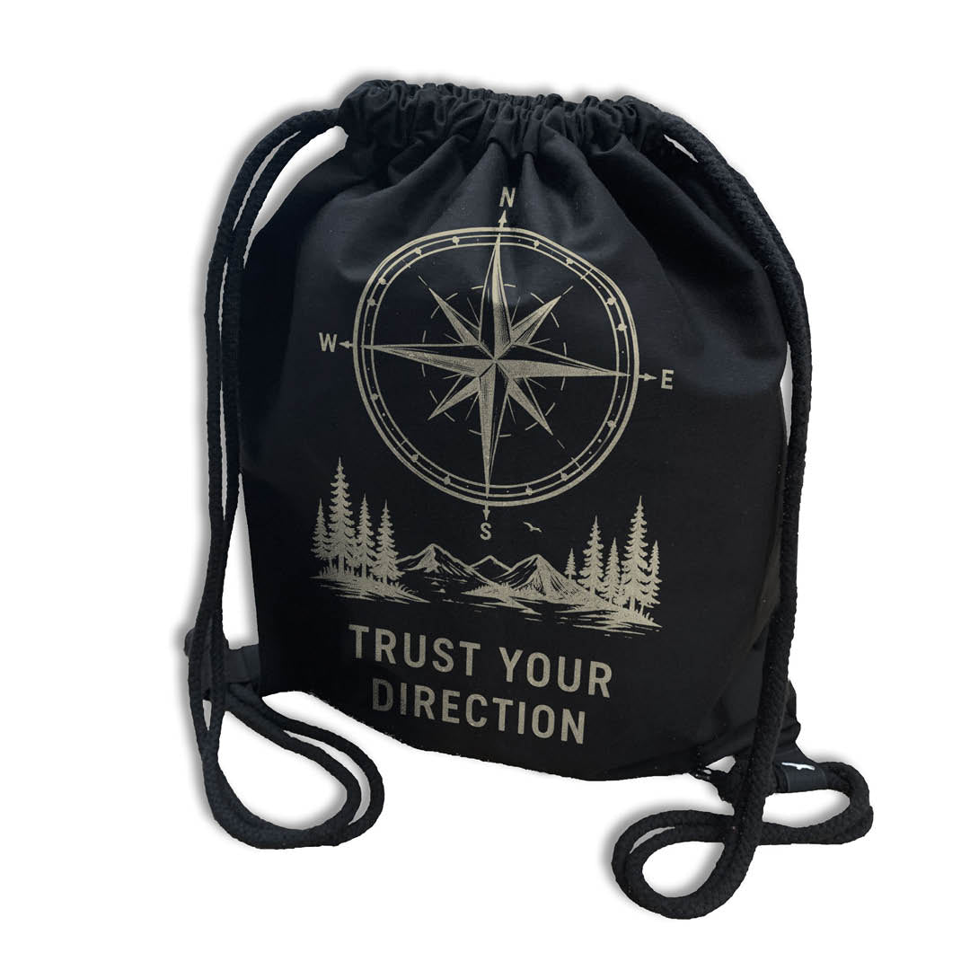Rucksack "TRUST YOUR DIRECTION" beige