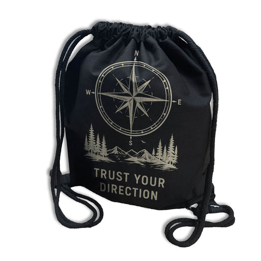Rucksack "TRUST YOUR DIRECTION" beige