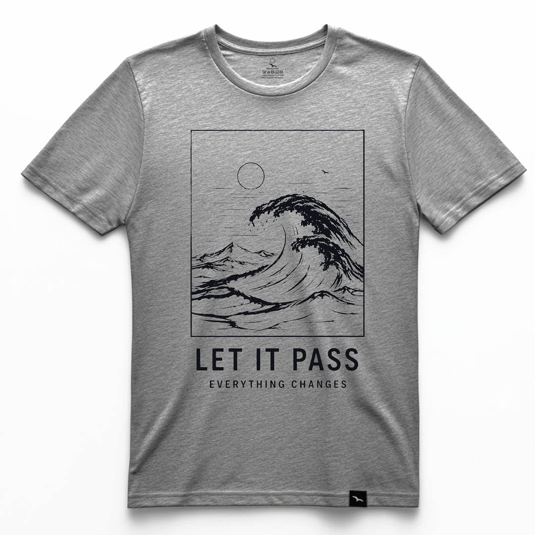 T-Shirt "LET IT PASS " black