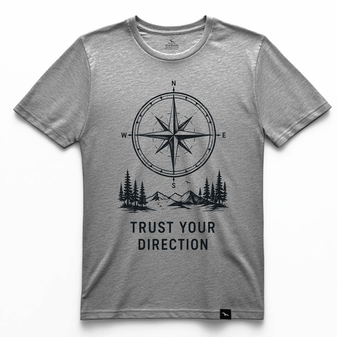 T-Shirt "TRUST YOUR DIRECTION" black