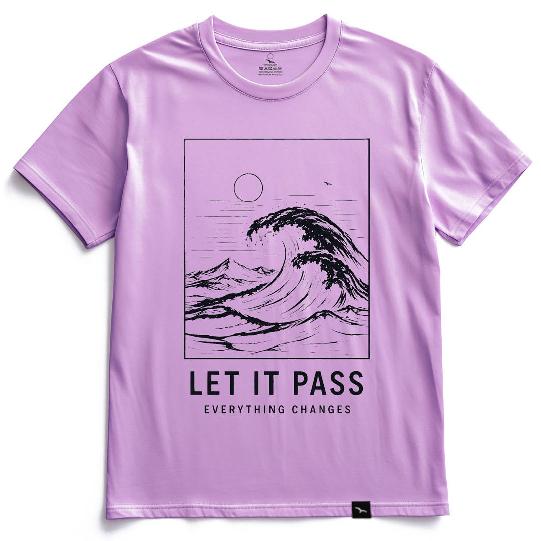 T-Shirt "LET IT PASS " black