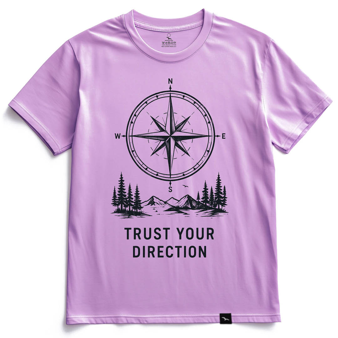 T-Shirt "TRUST YOUR DIRECTION" black