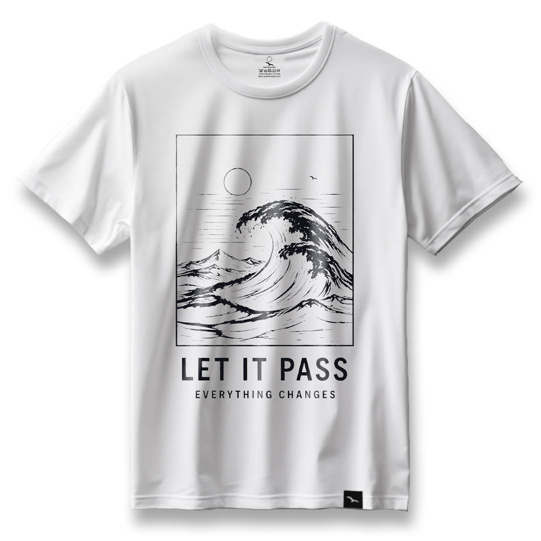 T-Shirt "LET IT PASS " black