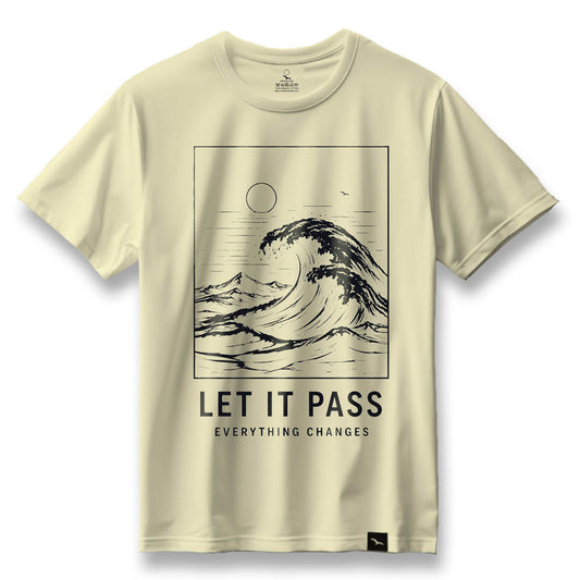 T-Shirt "LET IT PASS " black