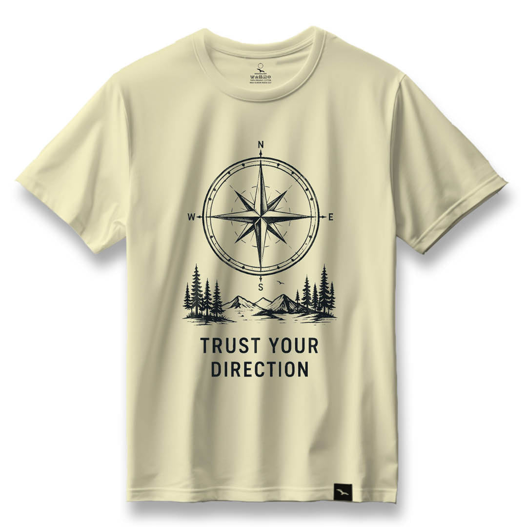 T-Shirt "TRUST YOUR DIRECTION" black