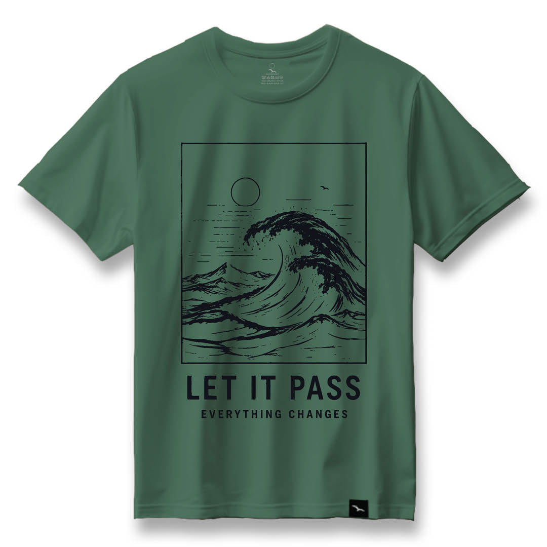 T-Shirt "LET IT PASS " black