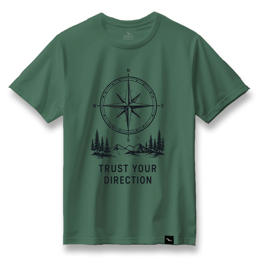 T-Shirt "TRUST YOUR DIRECTION" black