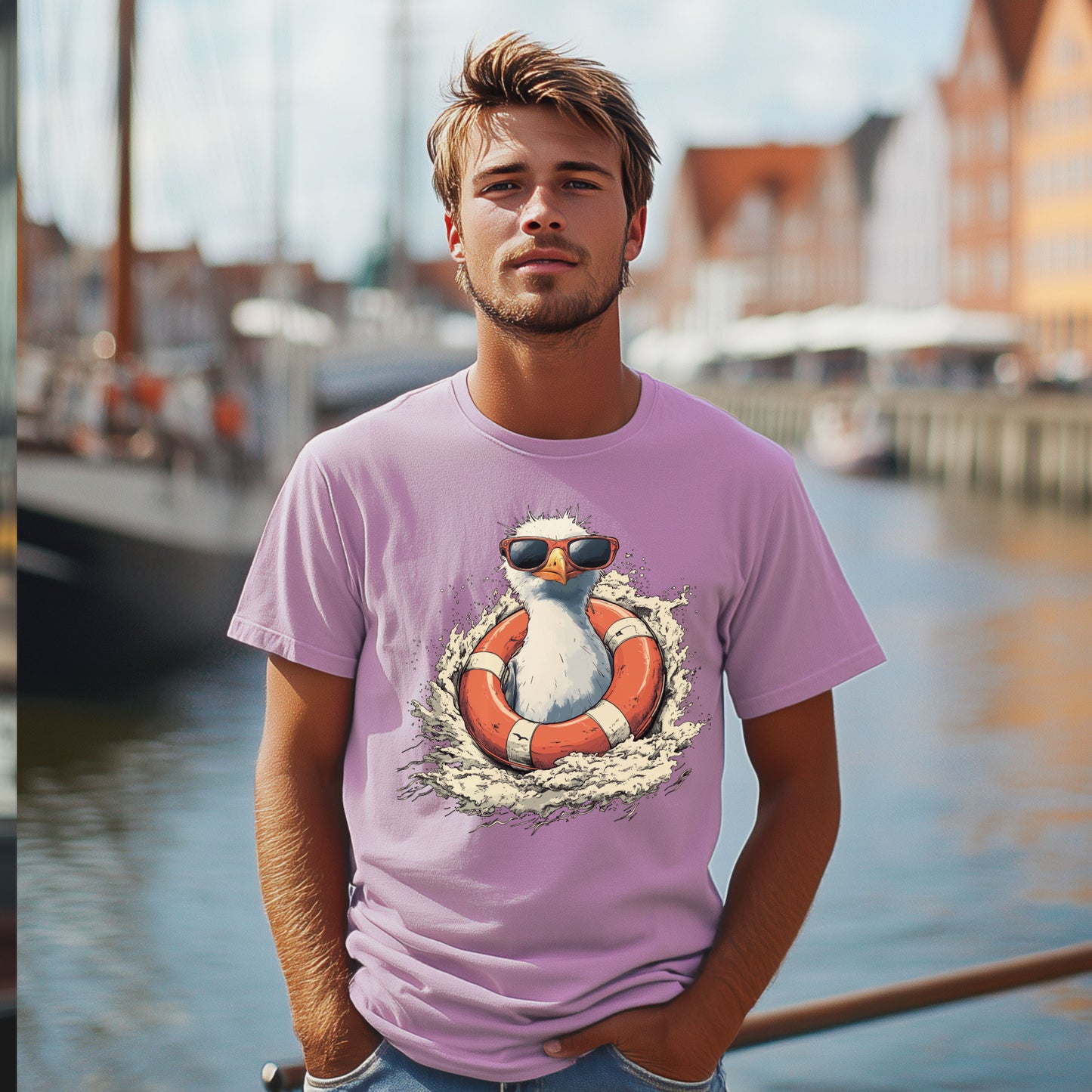 T-Shirt "Lifeguard-gull"