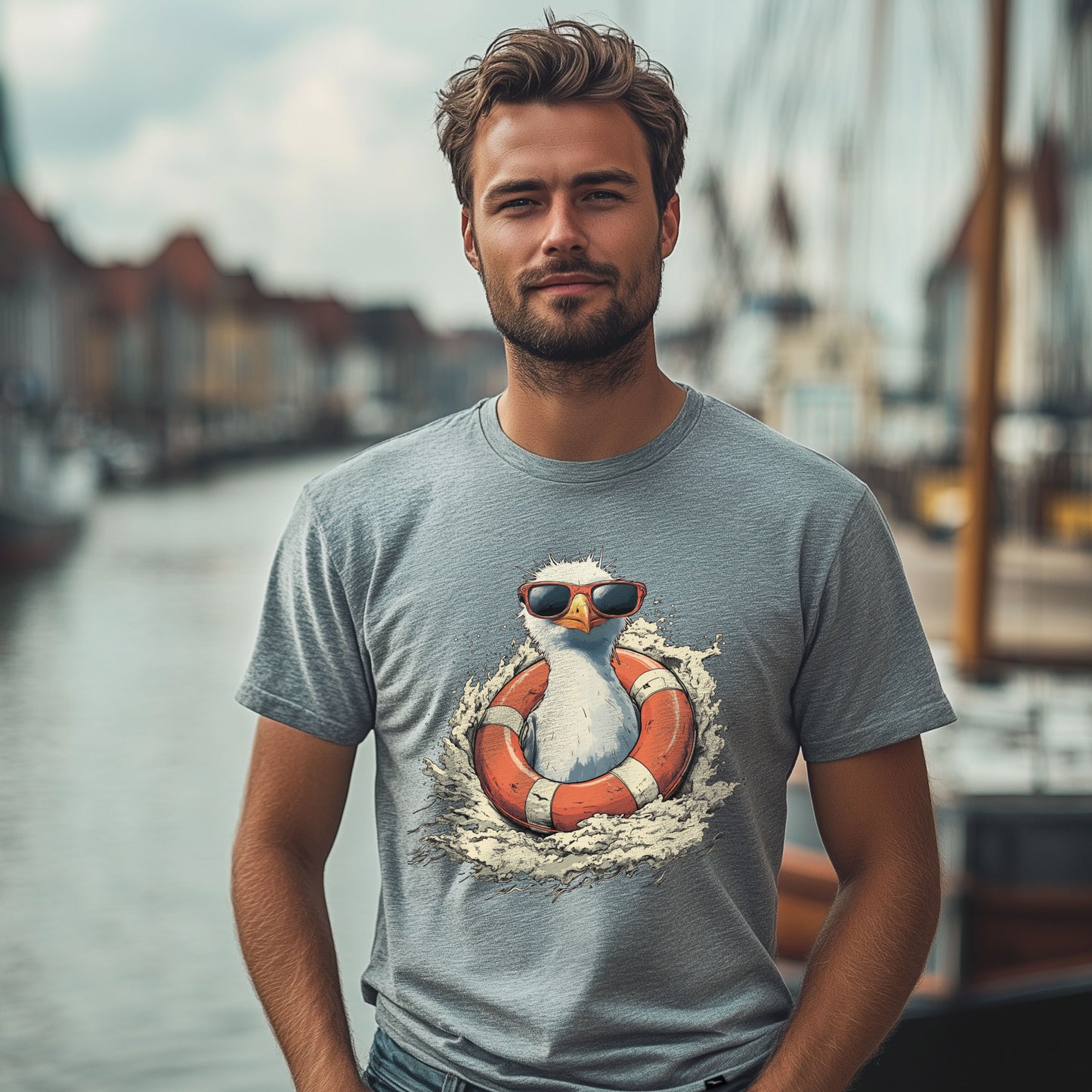 T-Shirt "Lifeguard-gull"