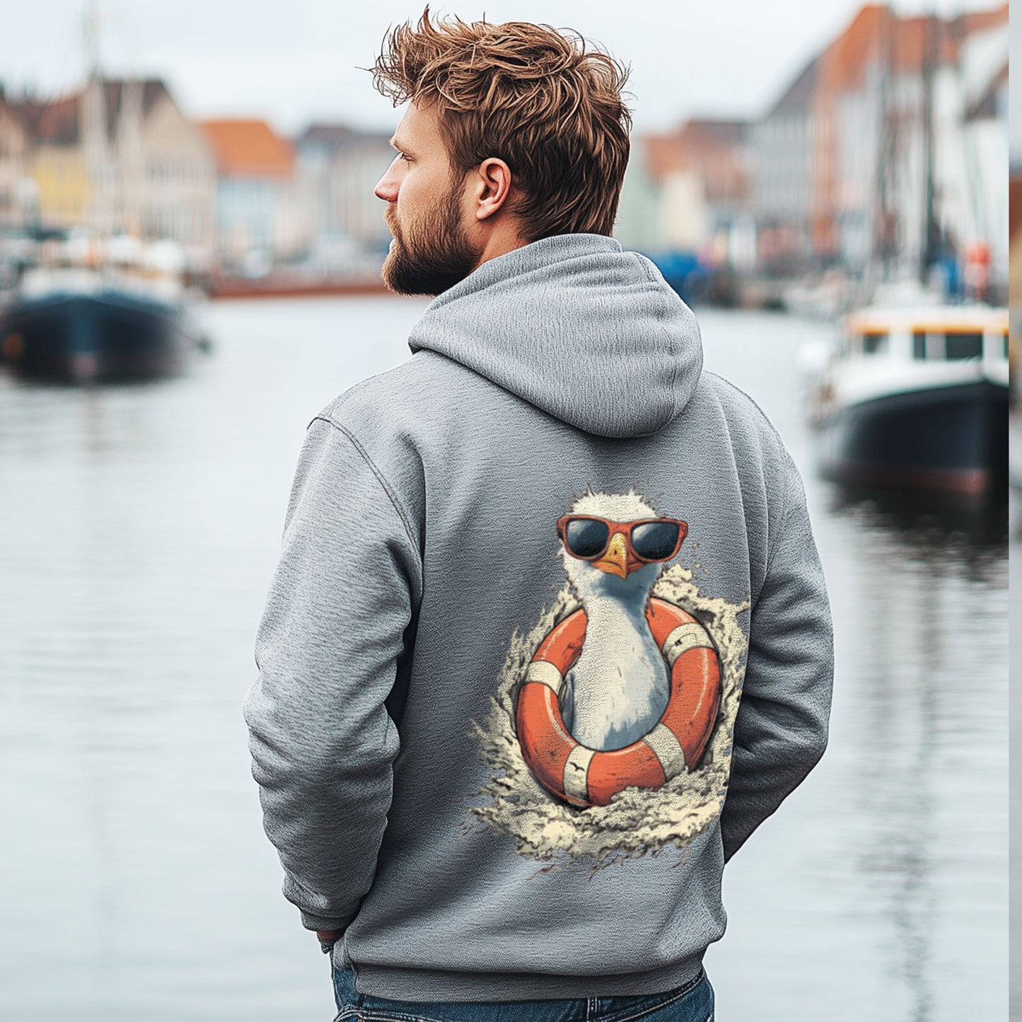 Zip-Hoodie "Lifeguard-gull"