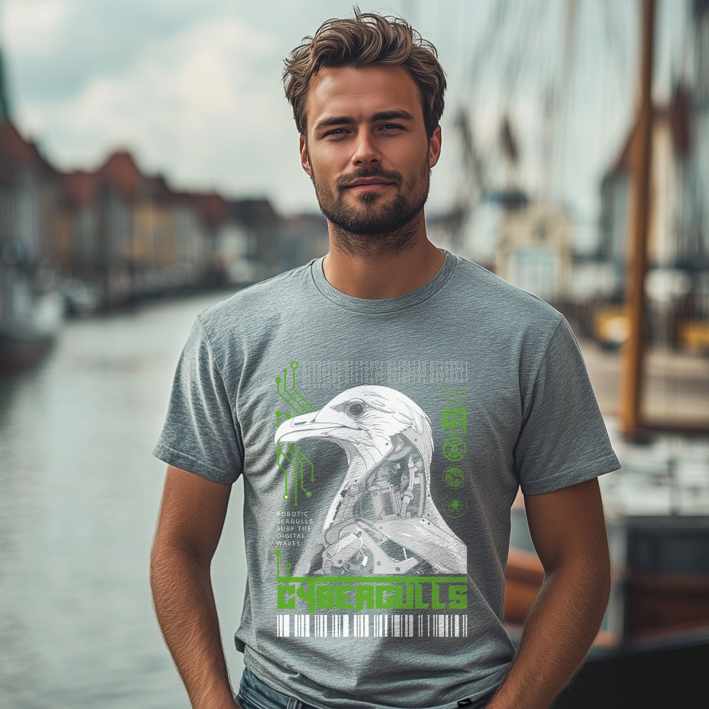 T-Shirt "Cybergulls"