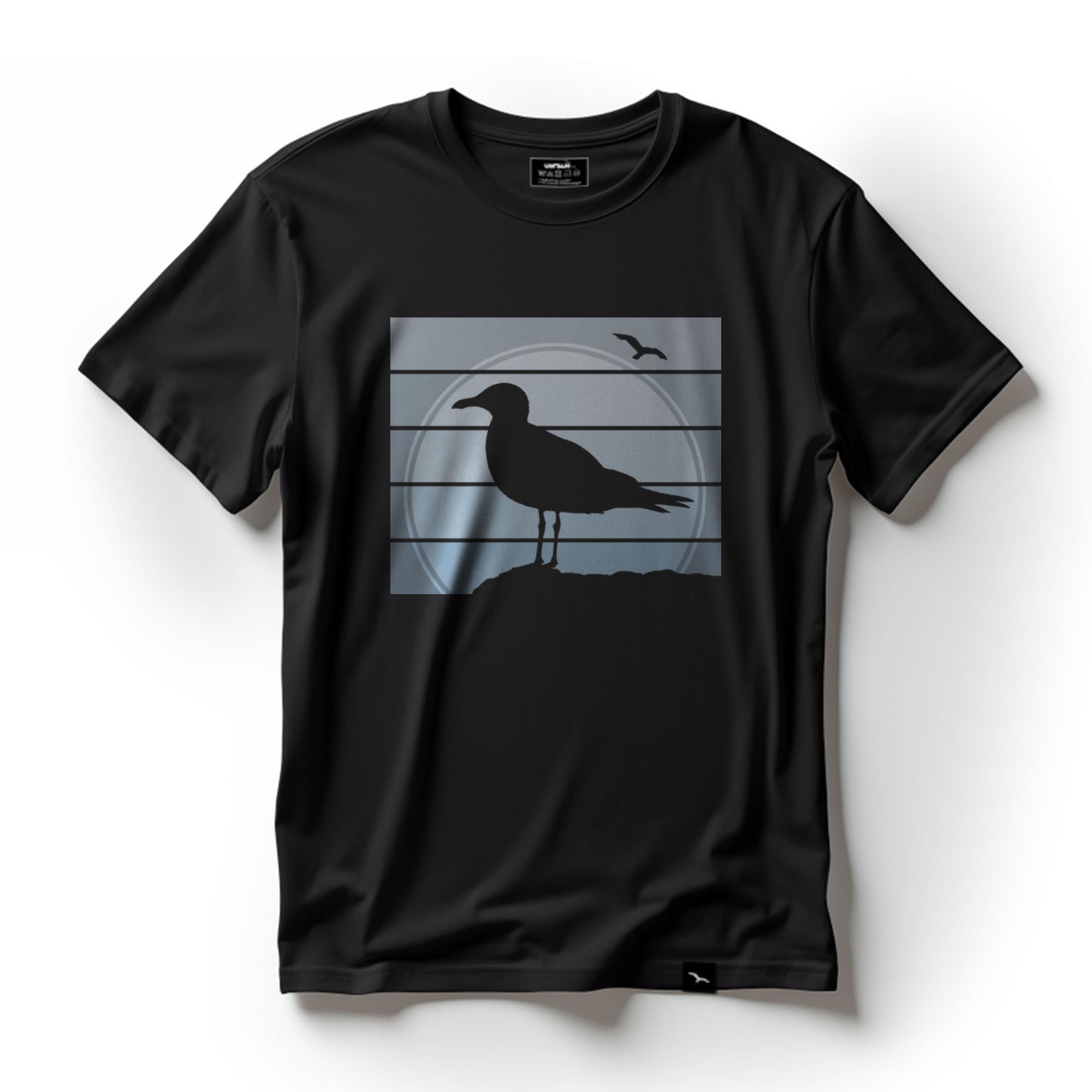 T-Shirt "Seagull-sunset"