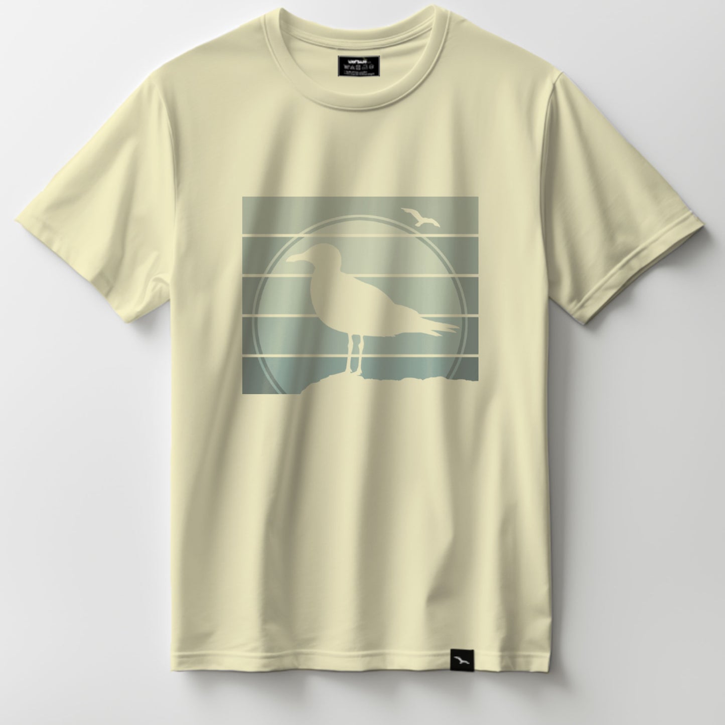 T-Shirt "Seagull sunset"