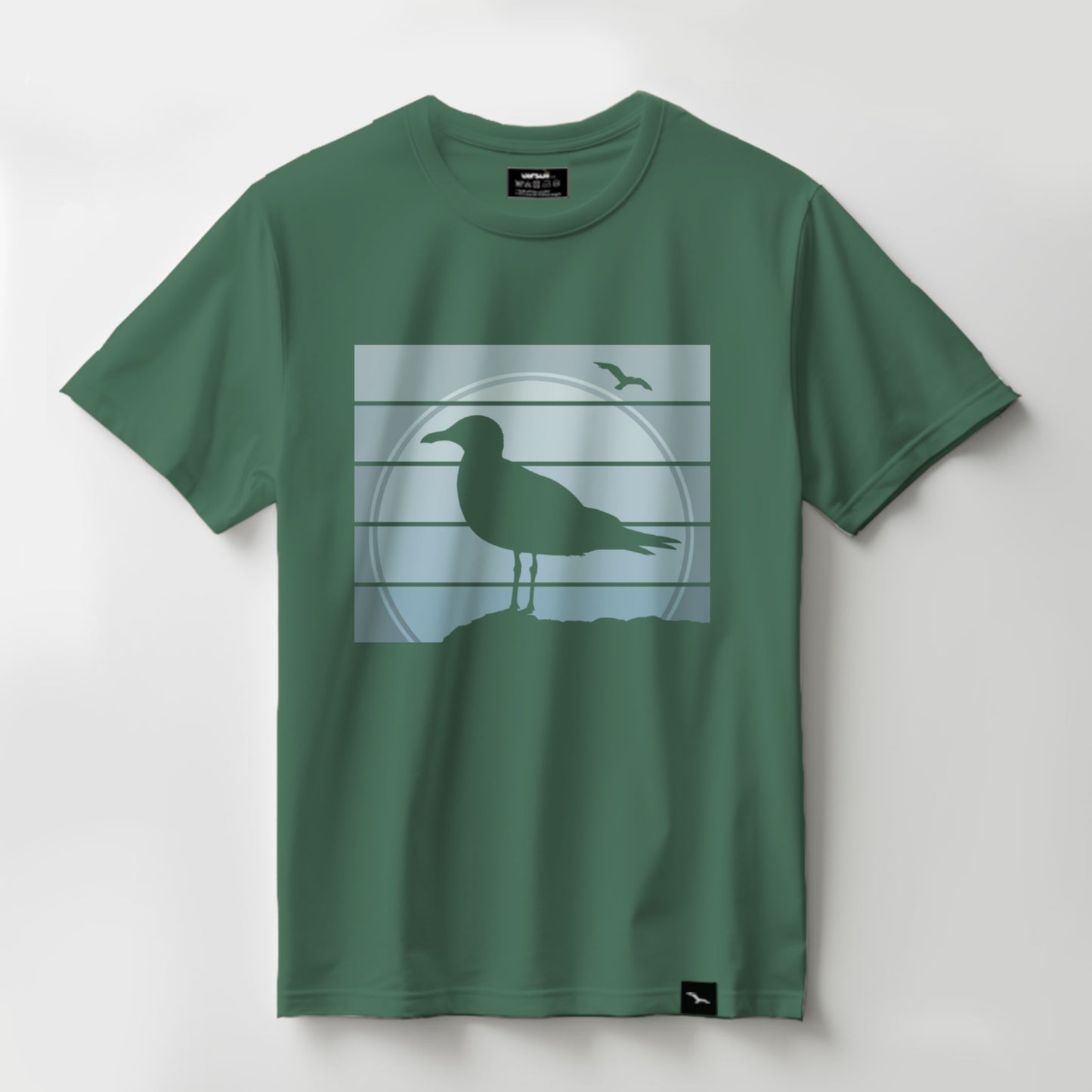 T-Shirt "Seagull-sunset"