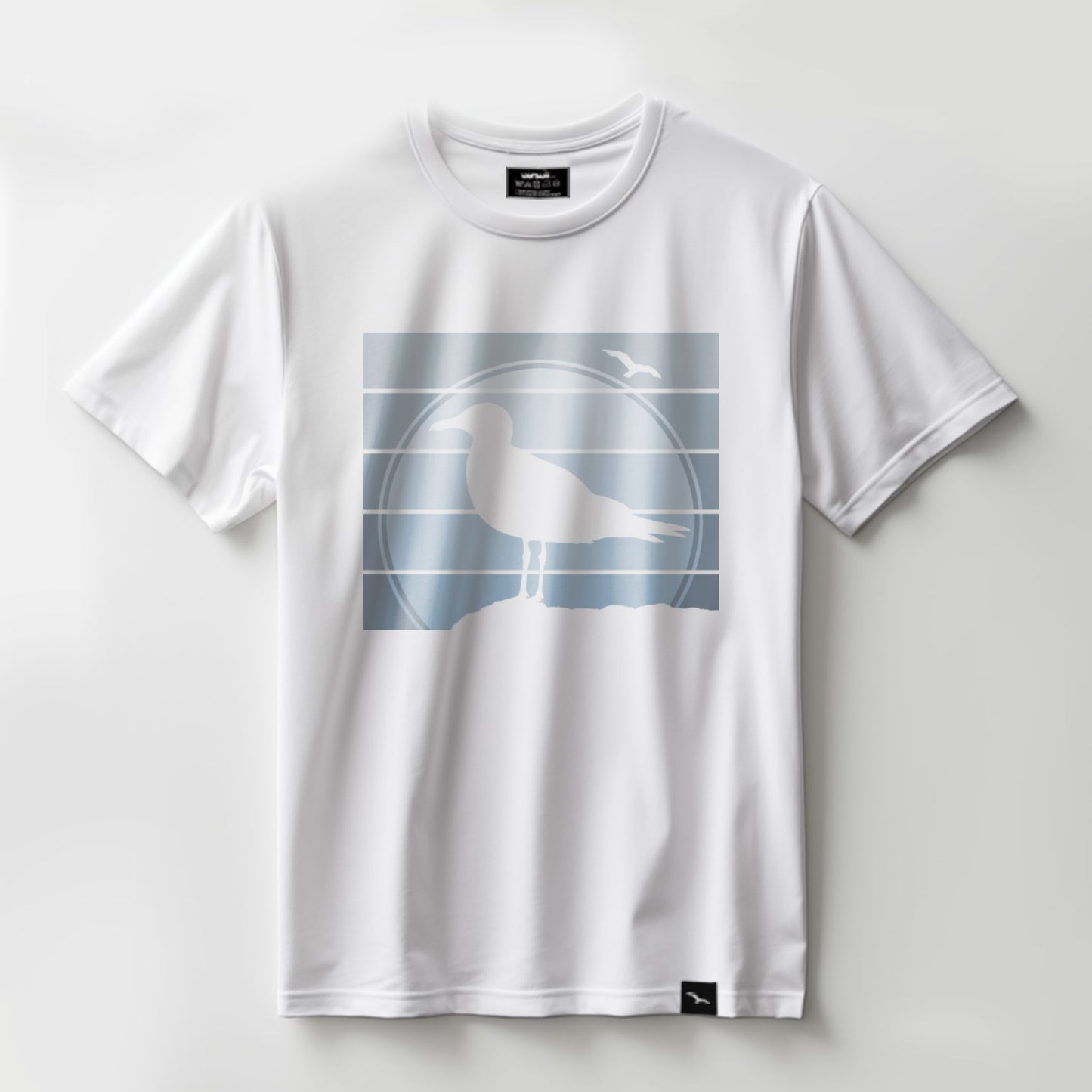 T-Shirt "Seagull sunset"